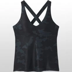 Cheap 👍 prAna Layna Bra Tank Top Women's 😀 -PrAna Sales Store BLACAM D1