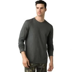 Hot Sale 👏 prAna Crew Long Sleeve T Shirt Men's 🤩 -PrAna Sales Store CHHE 3