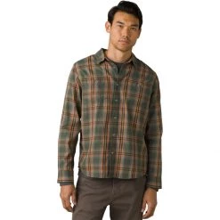 Buy 👍 prAna Dolberg Flannel Slim Shirt Men's ✨