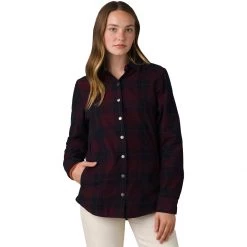 Best Pirce 💯 prAna Porter Park Flannel Shirt Women's 🌟 -PrAna Sales Store NAU 5