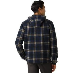 New ❤️ prAna Asgard Hooded Flannel Shirt Men's 🧨 -PrAna Sales Store NAU D4