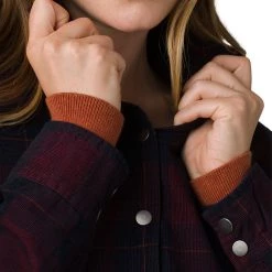 Best Pirce 💯 prAna Porter Park Flannel Shirt Women's 🌟 -PrAna Sales Store NAU D4 3