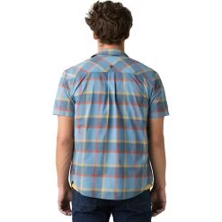Outlet ✨ prAna Cayman Plaid Short Sleeve Shirt Men's ✨ -PrAna Sales Store NIC D1 2