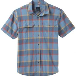 Outlet ✨ prAna Cayman Plaid Short Sleeve Shirt Men's ✨ -PrAna Sales Store NIC D2 2