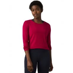 Discount 😀 prAna Foundation Long Sleeve Shirt Women's 🛒 -PrAna Sales Store REDBERHEA 2