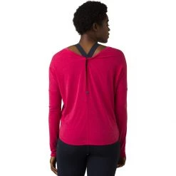 Best Sale 🎁 prAna Rogue Long Sleeve Top Women's 🌟 -PrAna Sales Store REDBER D1 1