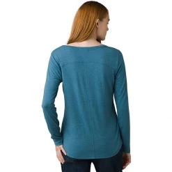 Discount 😀 prAna Foundation Long Sleeve Shirt Women's 🛒 -PrAna Sales Store SEABLUHEA D1 1