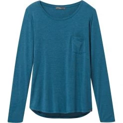 Discount 😀 prAna Foundation Long Sleeve Shirt Women's 🛒 -PrAna Sales Store SEABLUHEA D2 1