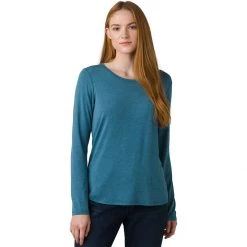 Discount 😀 prAna Foundation Long Sleeve Shirt Women's 🛒 -PrAna Sales Store SEABLUHEA D3 1