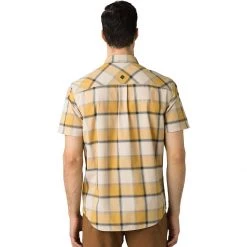 Outlet ✨ prAna Cayman Plaid Short Sleeve Shirt Men's ✨ -PrAna Sales Store STO D4