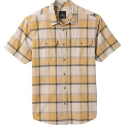 Outlet ✨ prAna Cayman Plaid Short Sleeve Shirt Men's ✨ -PrAna Sales Store STO D5