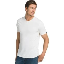 Hot Sale ⭐ prAna V Neck Slim Fit T Shirt Men's 😍 -PrAna Sales Store WH 3